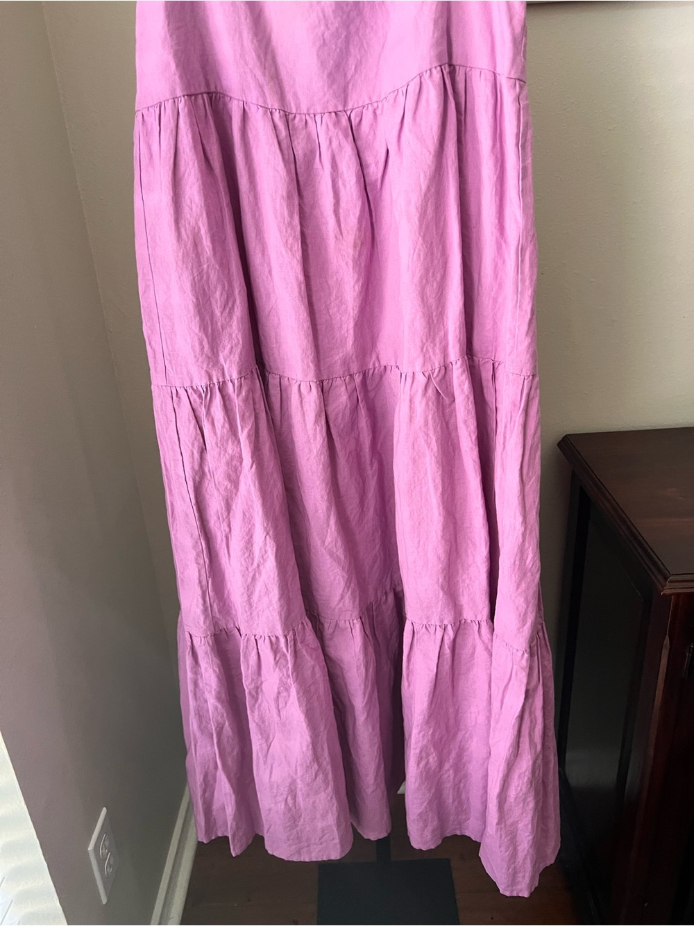 Charlie holiday Sleeveless Tiered Maxi Dress in Lilac - Picture 4 of 8